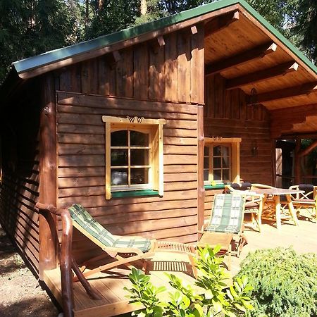 נוירופין Holzhaus Waldwichtel Am Wald Und See מראה חיצוני תמונה