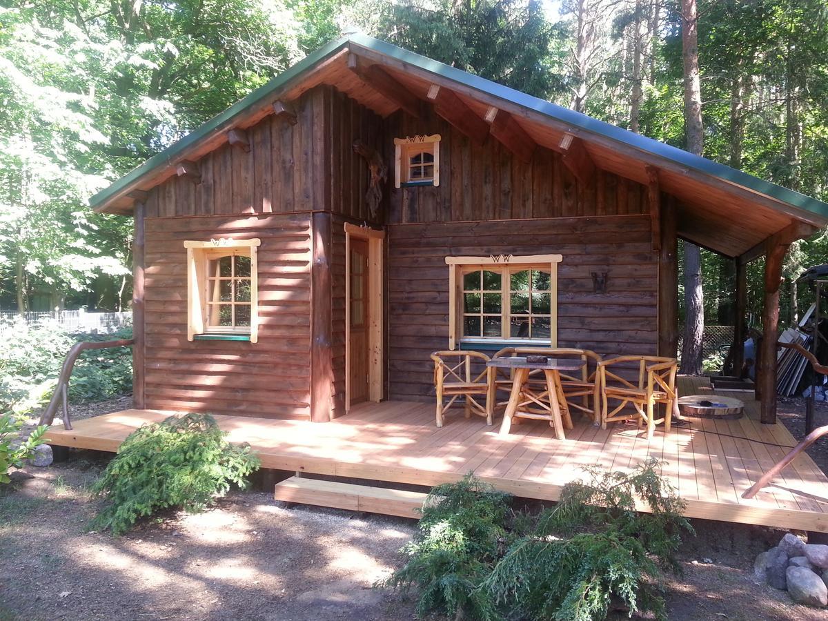 נוירופין Holzhaus Waldwichtel Am Wald Und See מראה חיצוני תמונה