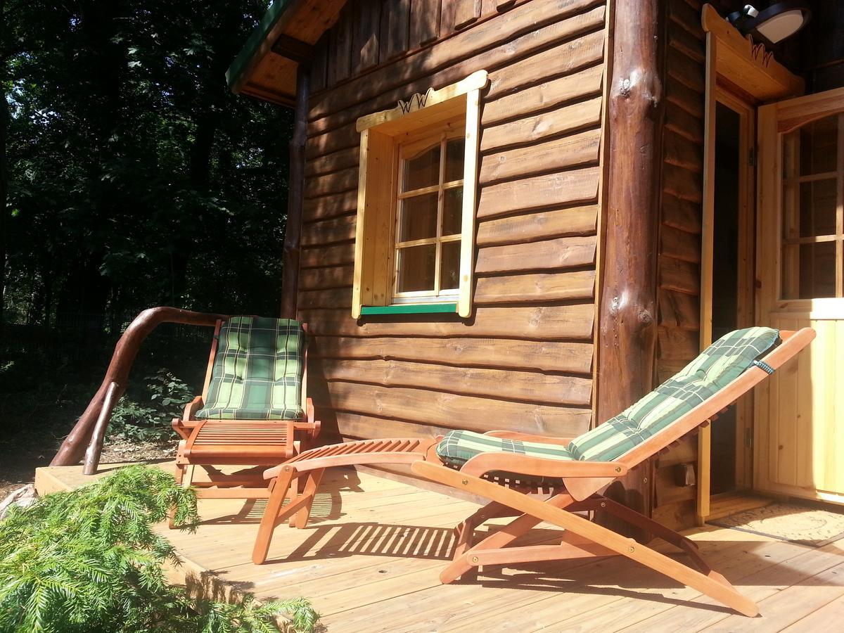 נוירופין Holzhaus Waldwichtel Am Wald Und See מראה חיצוני תמונה